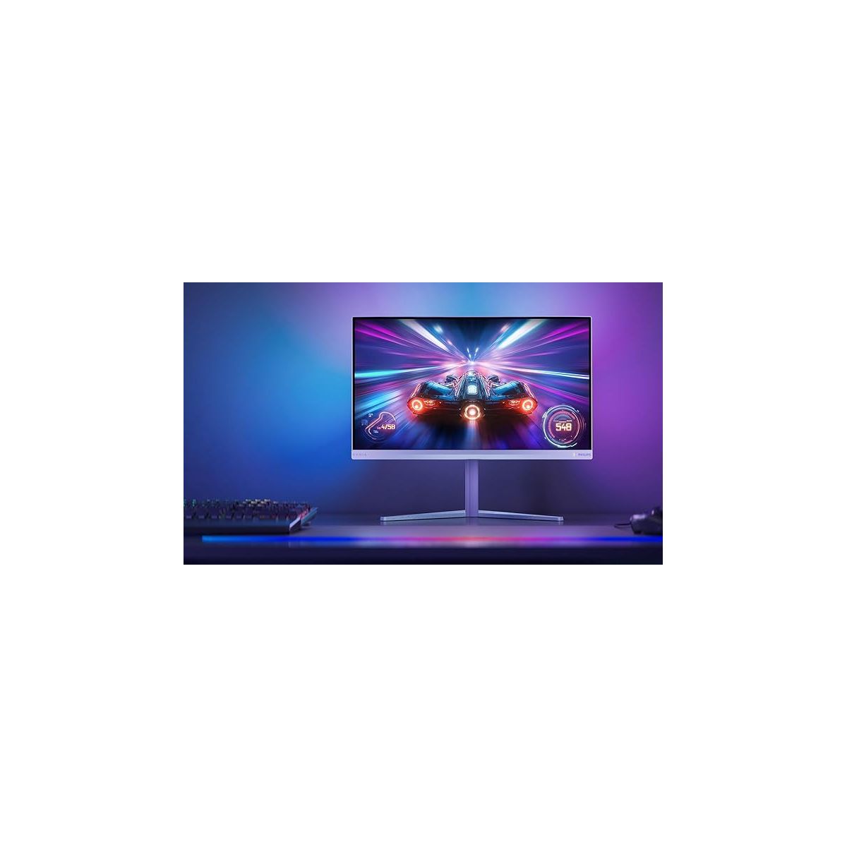 Ecran PC Gamer Evnia 27M2N5901A 27" 4K 320Hz Fast IPS HDR 400 HDMI 2.1 USB-C 65W Ambiglow couleur unique, PHILIPS