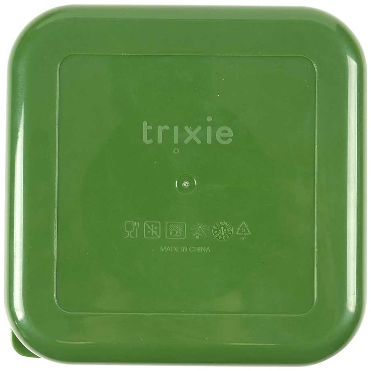 Lot de 3 boîtes à goûter vert, blanc, noir, TRIXIE