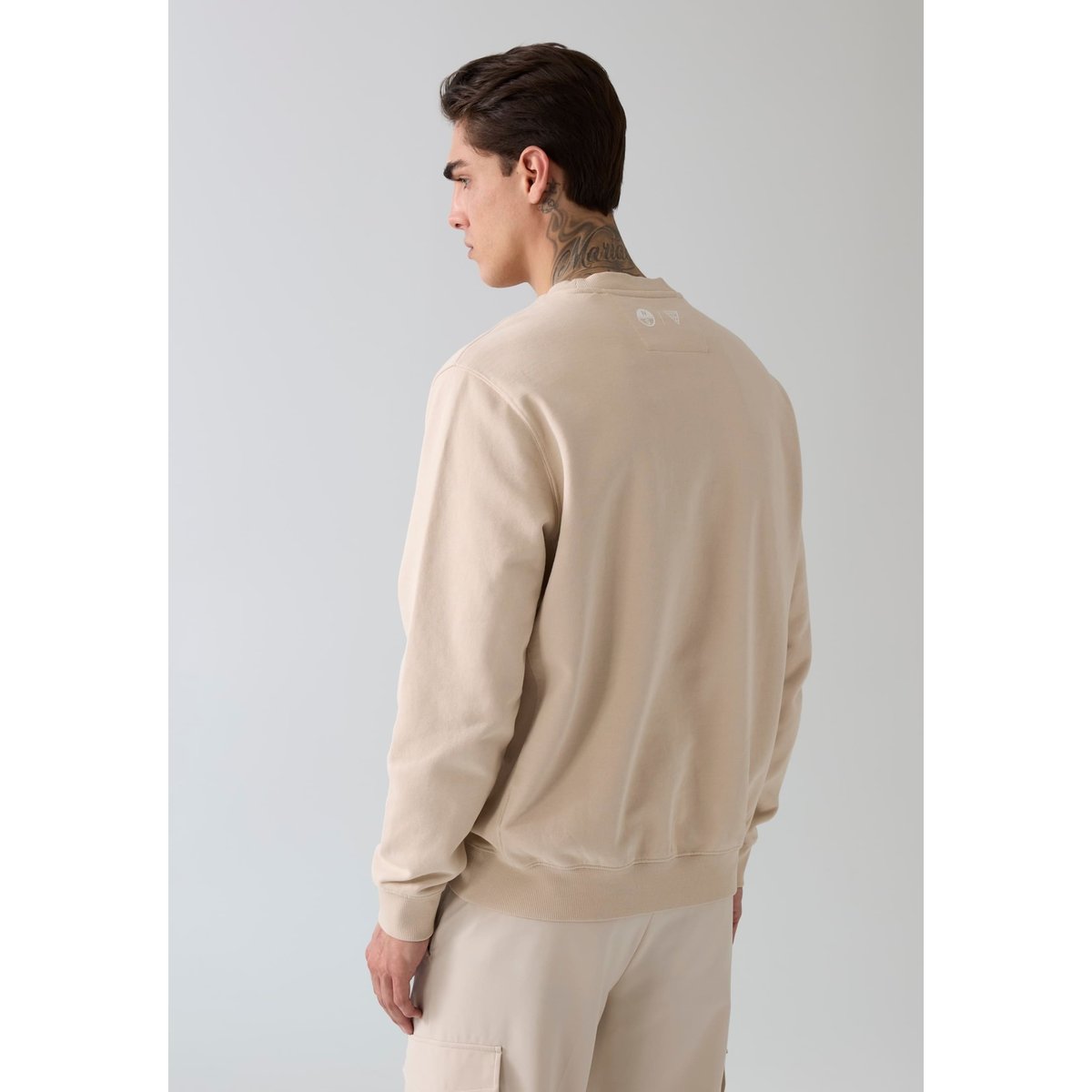 Sweatshirt Regular Fit crème, GUESS
