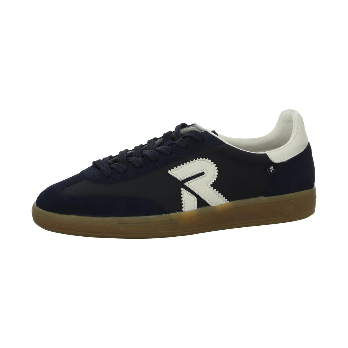 Basket Basse Cuir Samira bleu, RIEKER