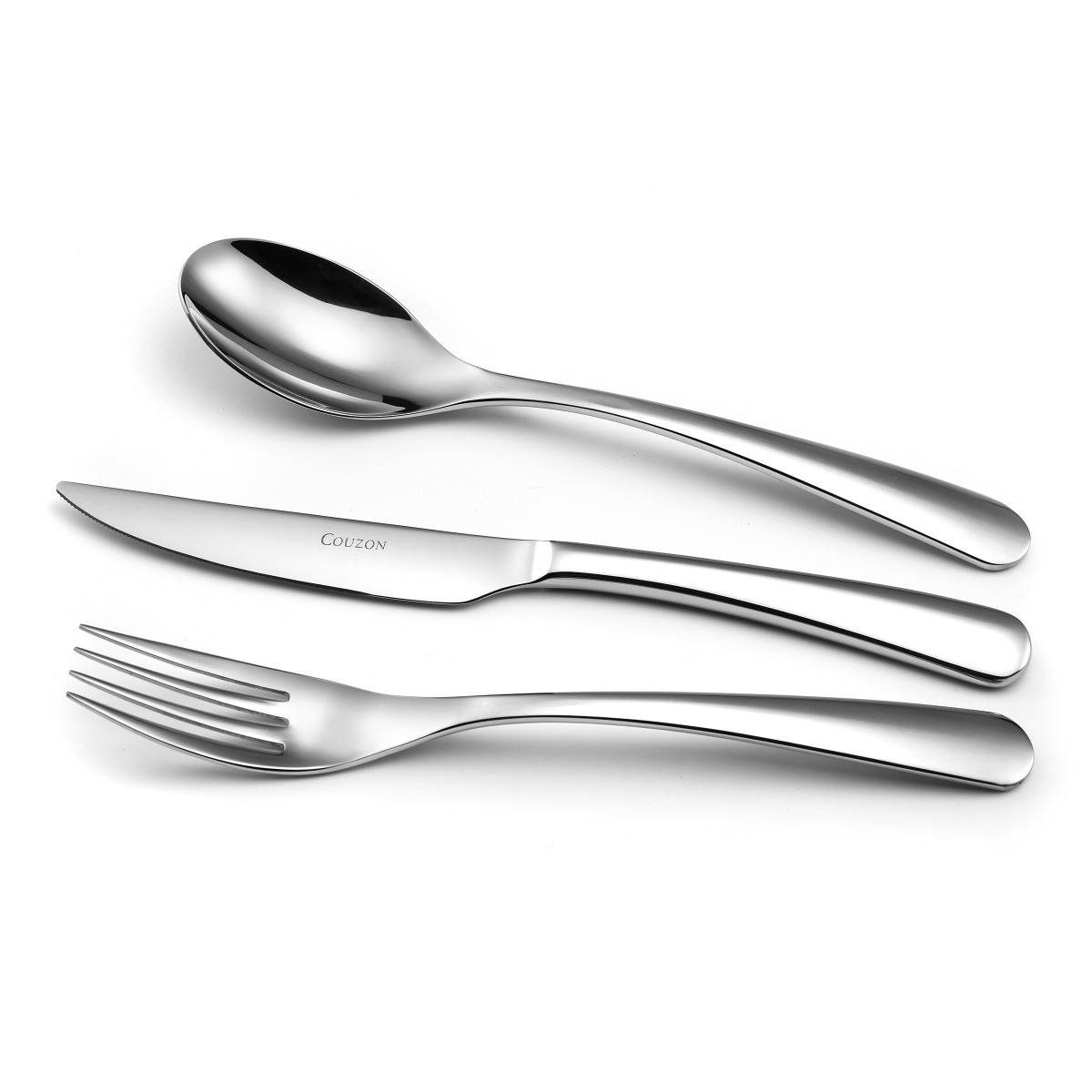 18 couverts entrée, fromage, dessert pour 6 personnes - HAIKOU inox, COUZON