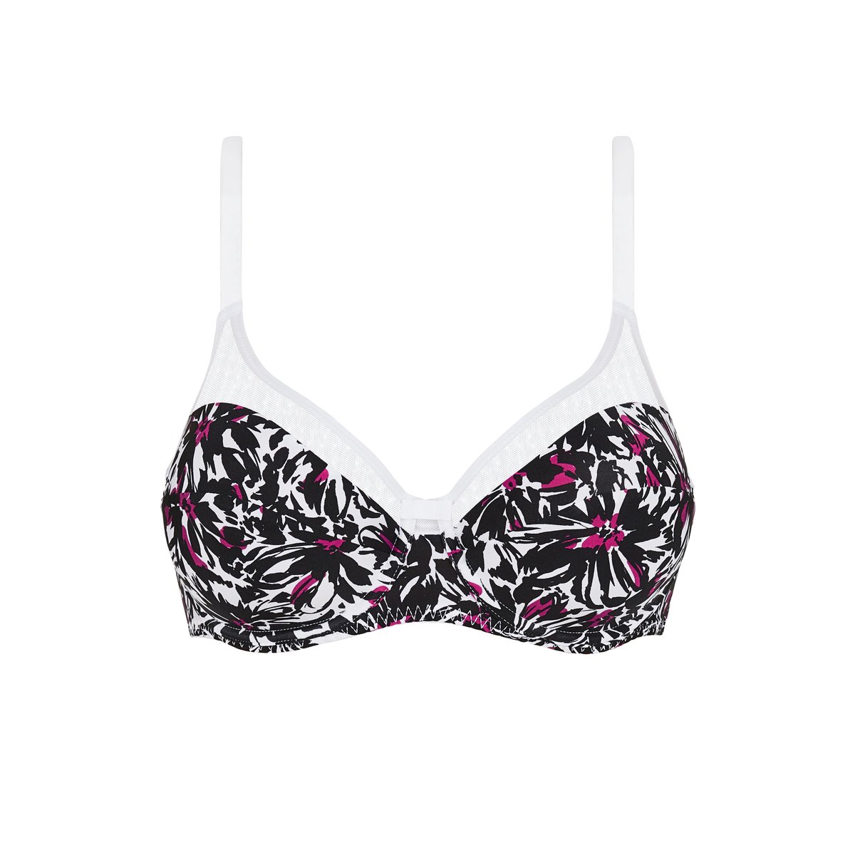 Soutien-gorge emboîtant Complice imprimé paisley mûre & mandarine, SANS COMPLEXE