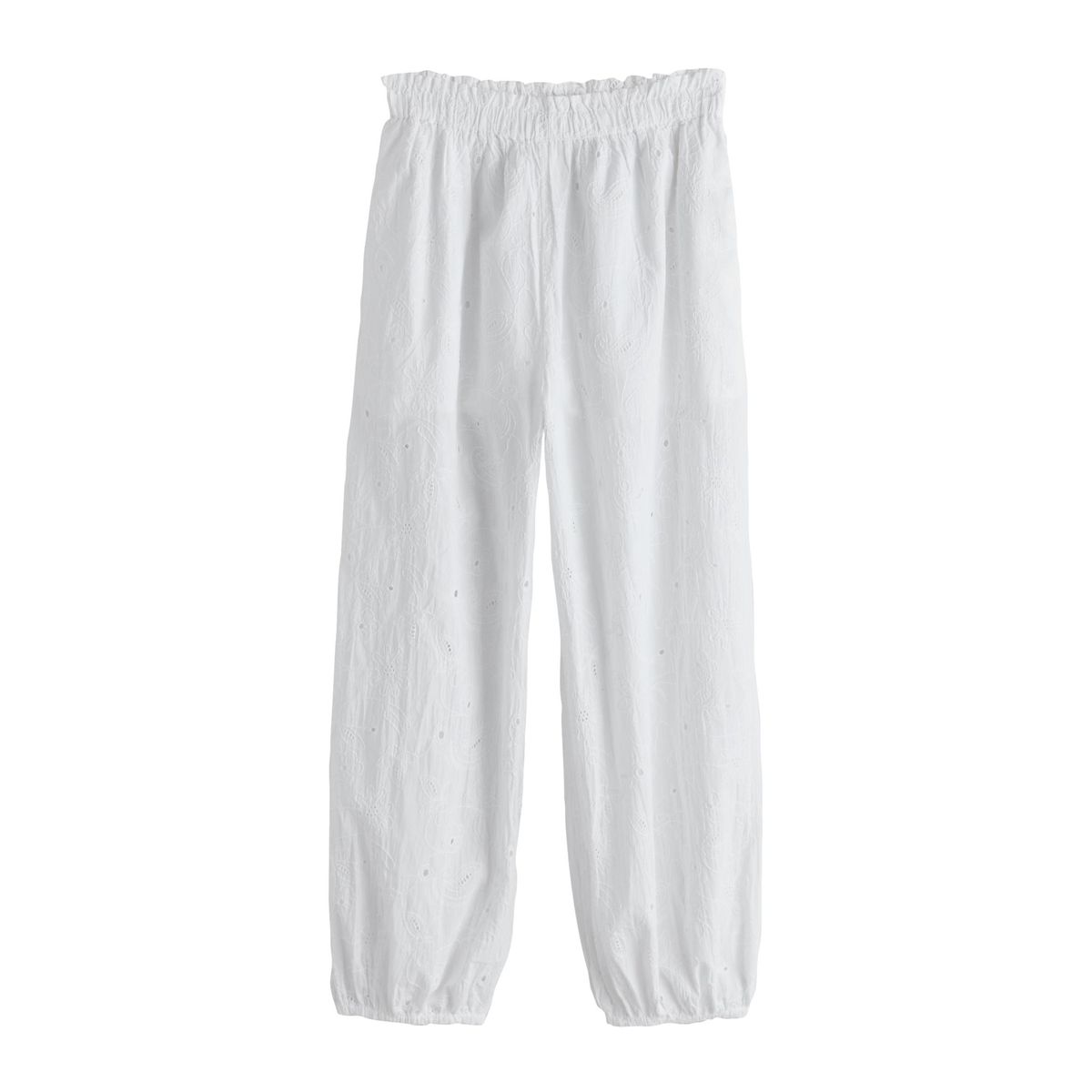 Pantalon bouffant brodé blanc, NEXT
