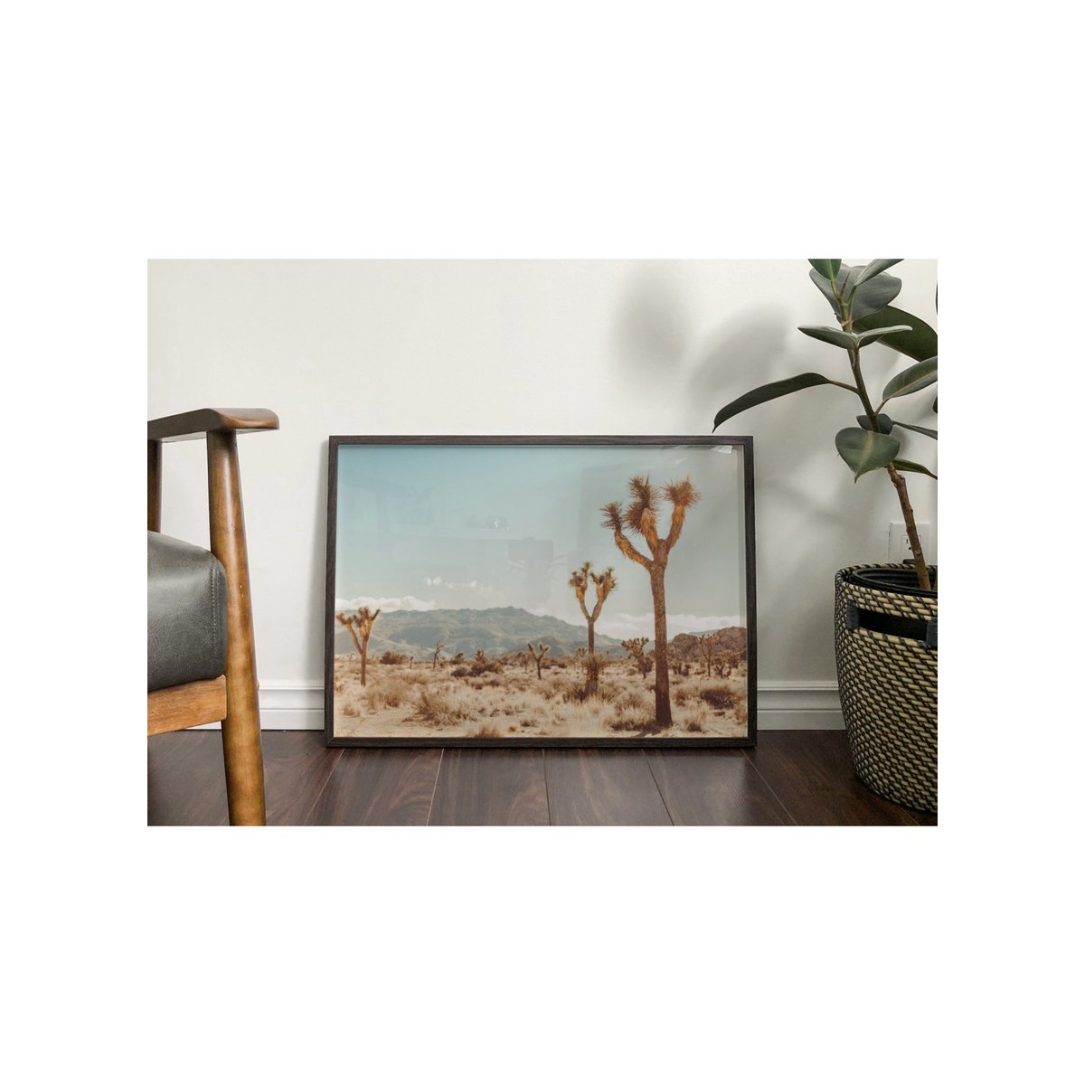 Poster Nature Desert 5 blanc, L'AFFICHERIE