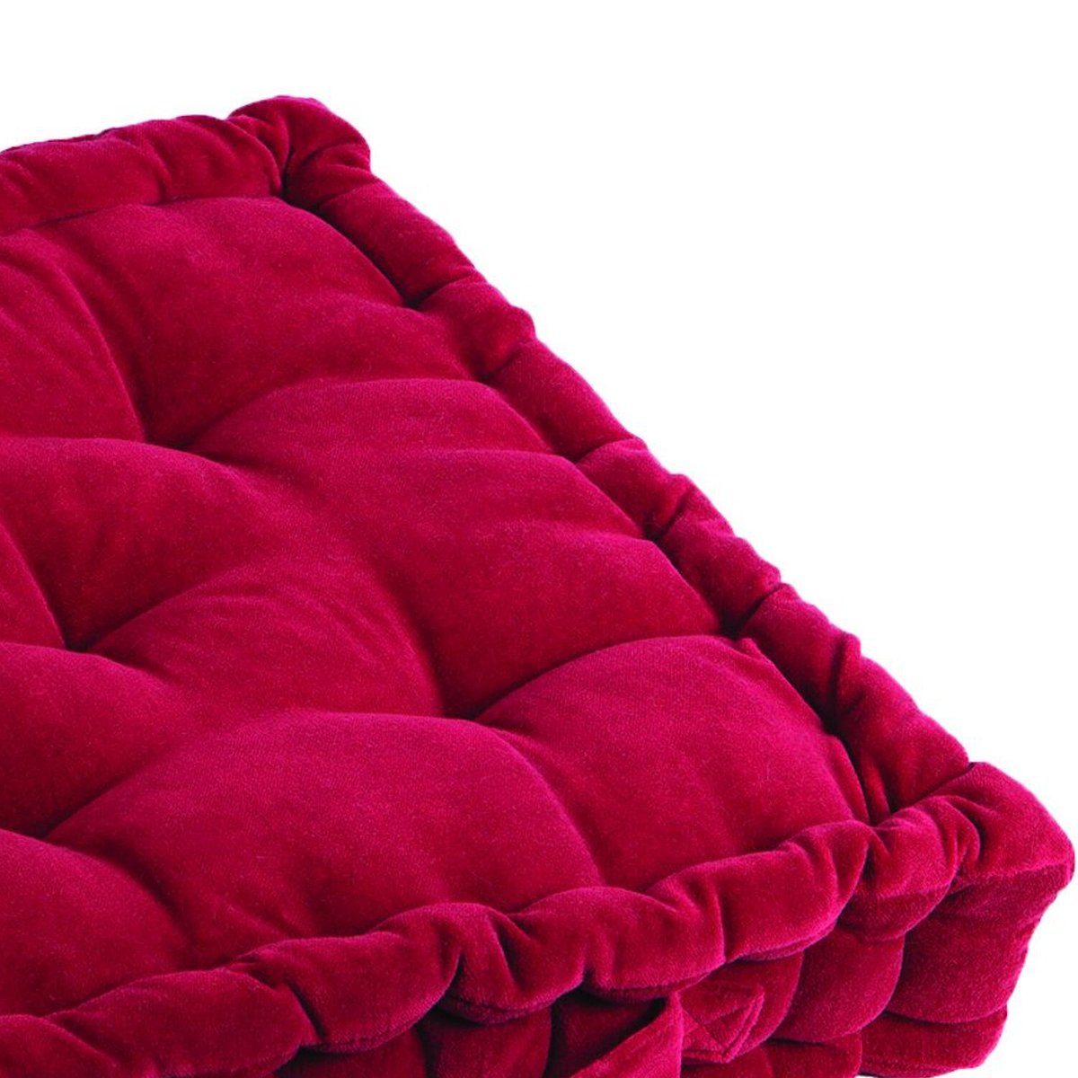 Coussin Matelas Coton Velours, Gallica Geo sangria, C DESIGN HOME TEXTILE