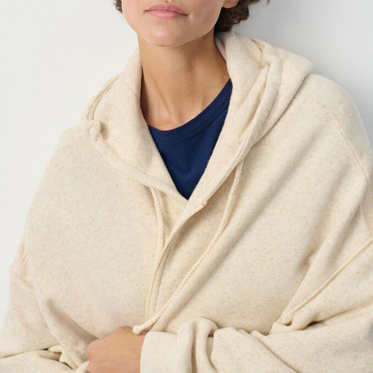 Itonay Zip-Up Hoodie ecru , AMERICAN VINTAGE