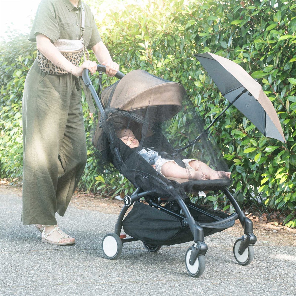 Moustiquaire zippée 3 en 1 noir, TROIS KILOS SEPT