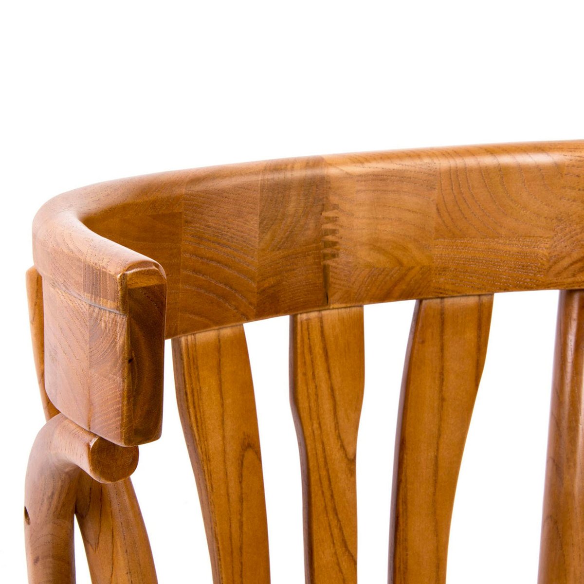 Chaise traditionnelle en bois d'orme 40x40x77cm bois, WADIGA