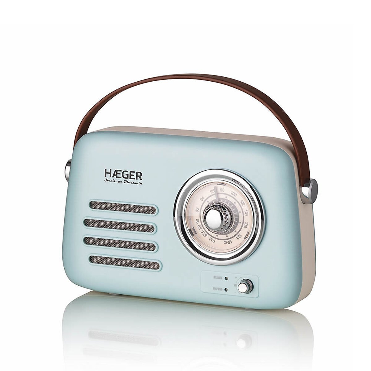 Rádio FM Vintage Heritage, HAEGER azul, HAEGER