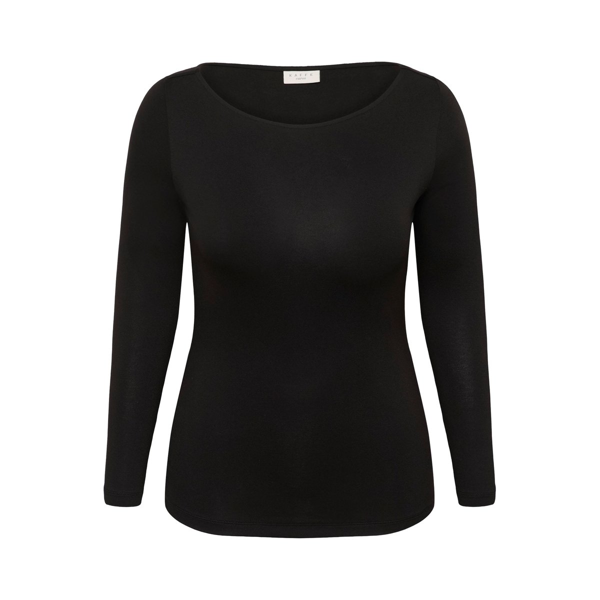 T-shirt à manches courtes noir black deep, KAFFE CURVE