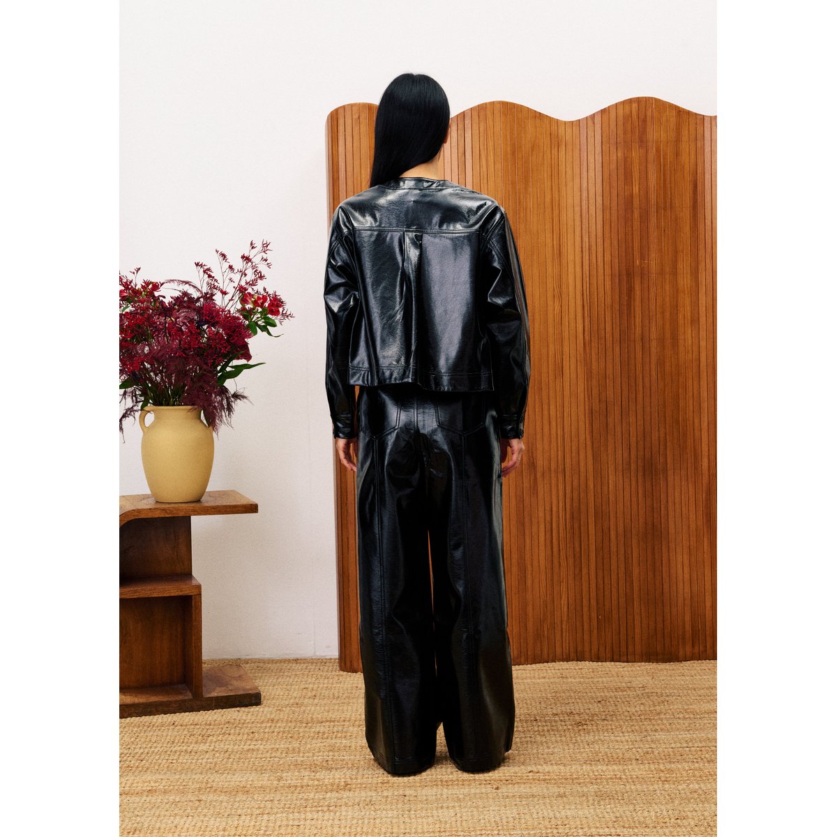 Veste en coton HYSOPE noir, FRNCH