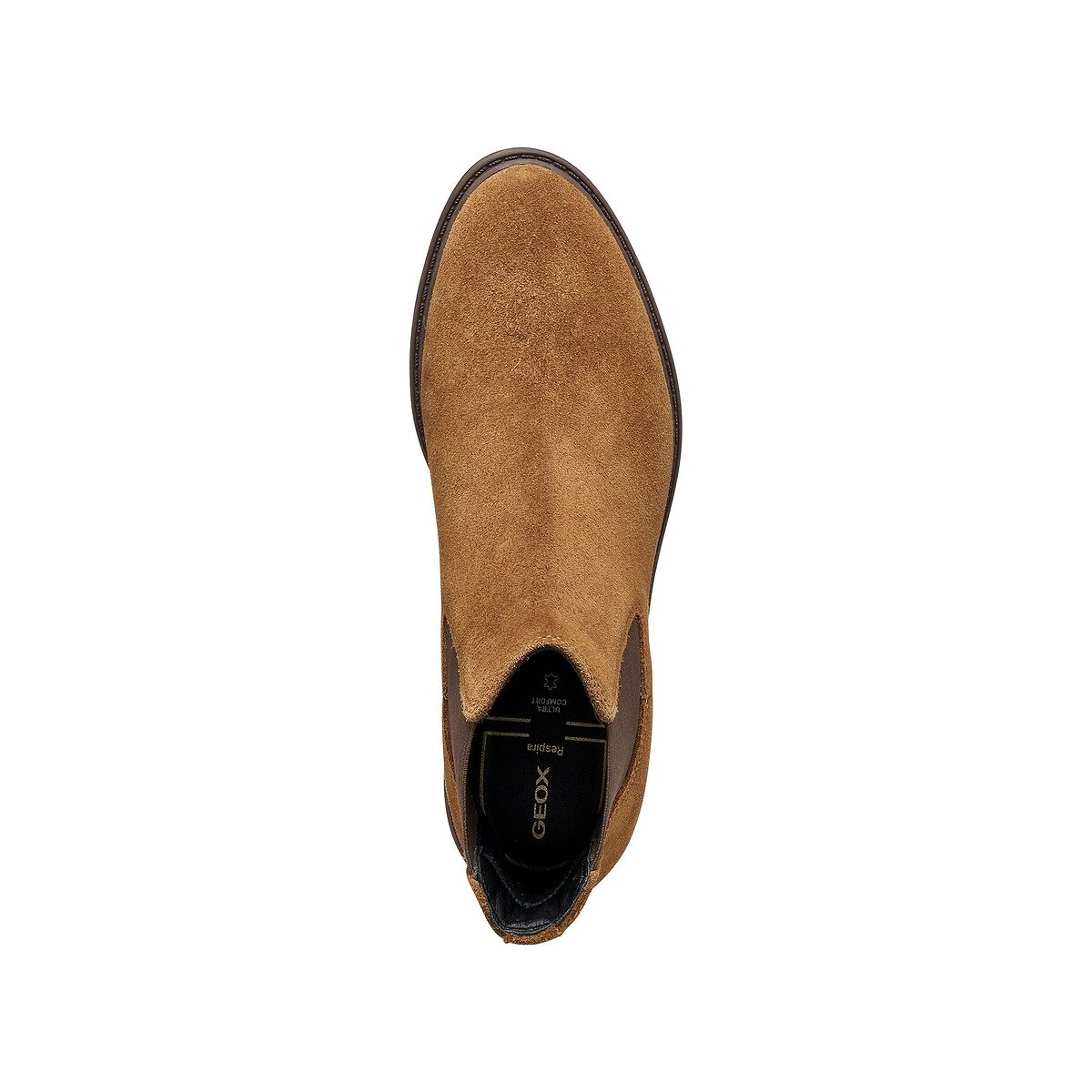 Botines Chelsea de piel WALK PLEASURE avellana, GEOX