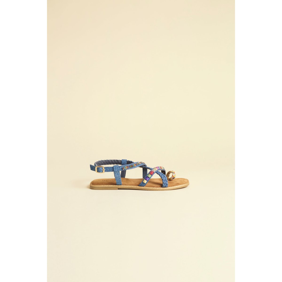 Sandales plates jean FUNKY jean, BENOA