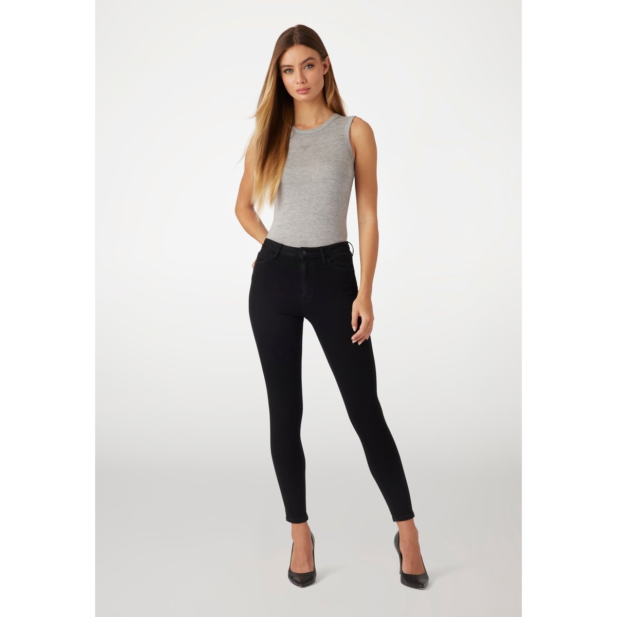 Jean Skinny 1981 noir, GUESS