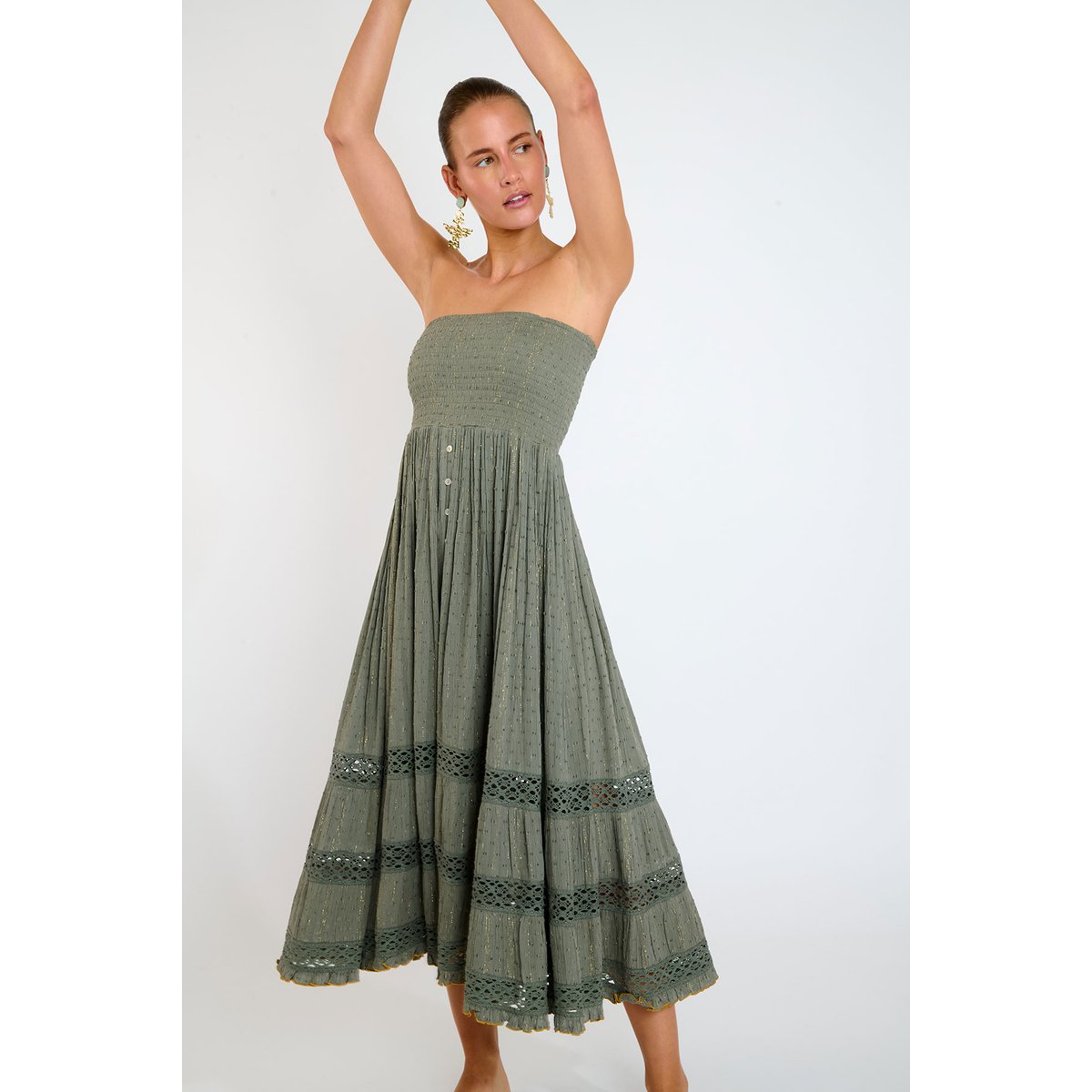 Robe Ethel - SEALOVE kaki, BANANA MOON