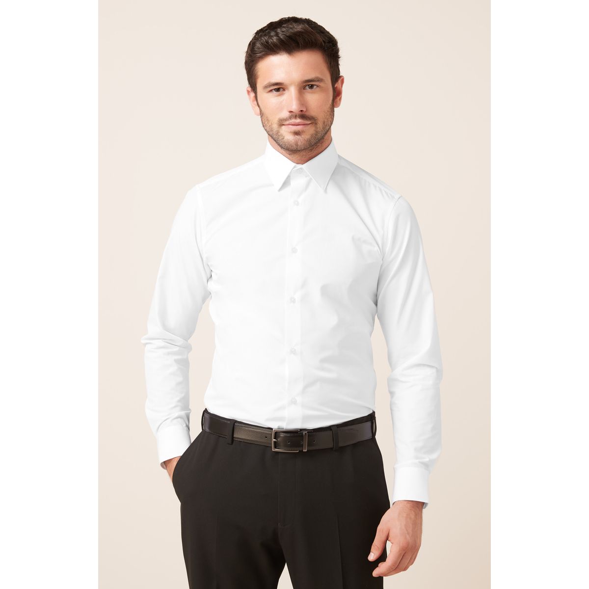 Chemise oxford habillée, lot de 3 blanc/bleu clair/rose clair, NEXT