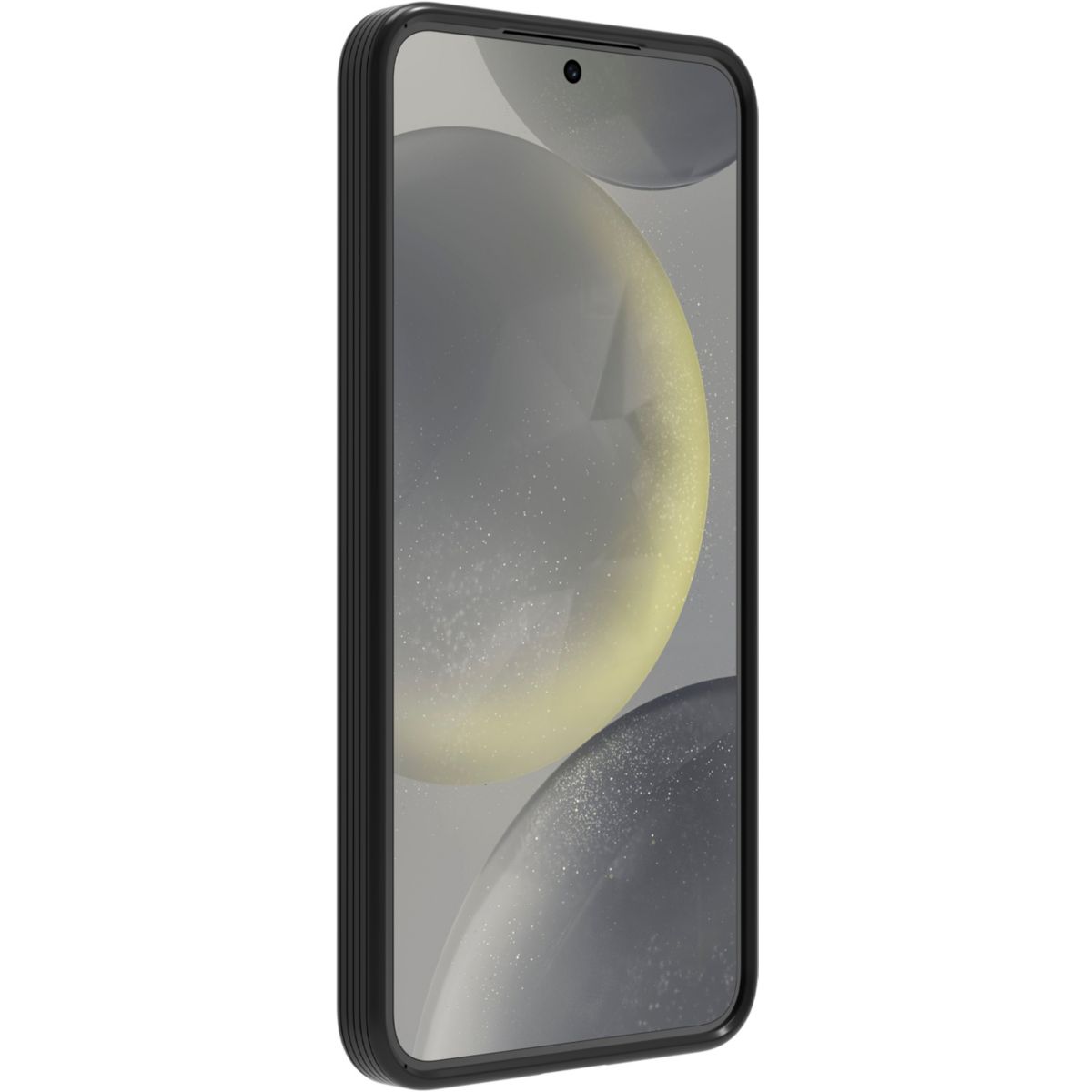 Coque Samsung 2025 noire couleur unique, ADEQWAT