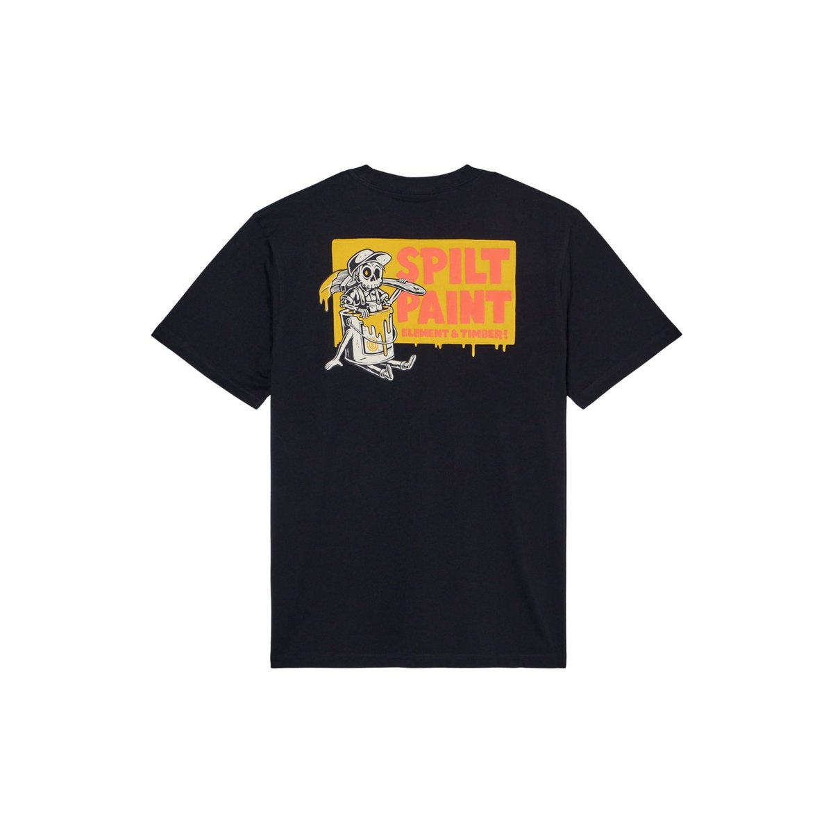 T-Shirt manches courtes TIMBER CANNED noir flint black, ELEMENT