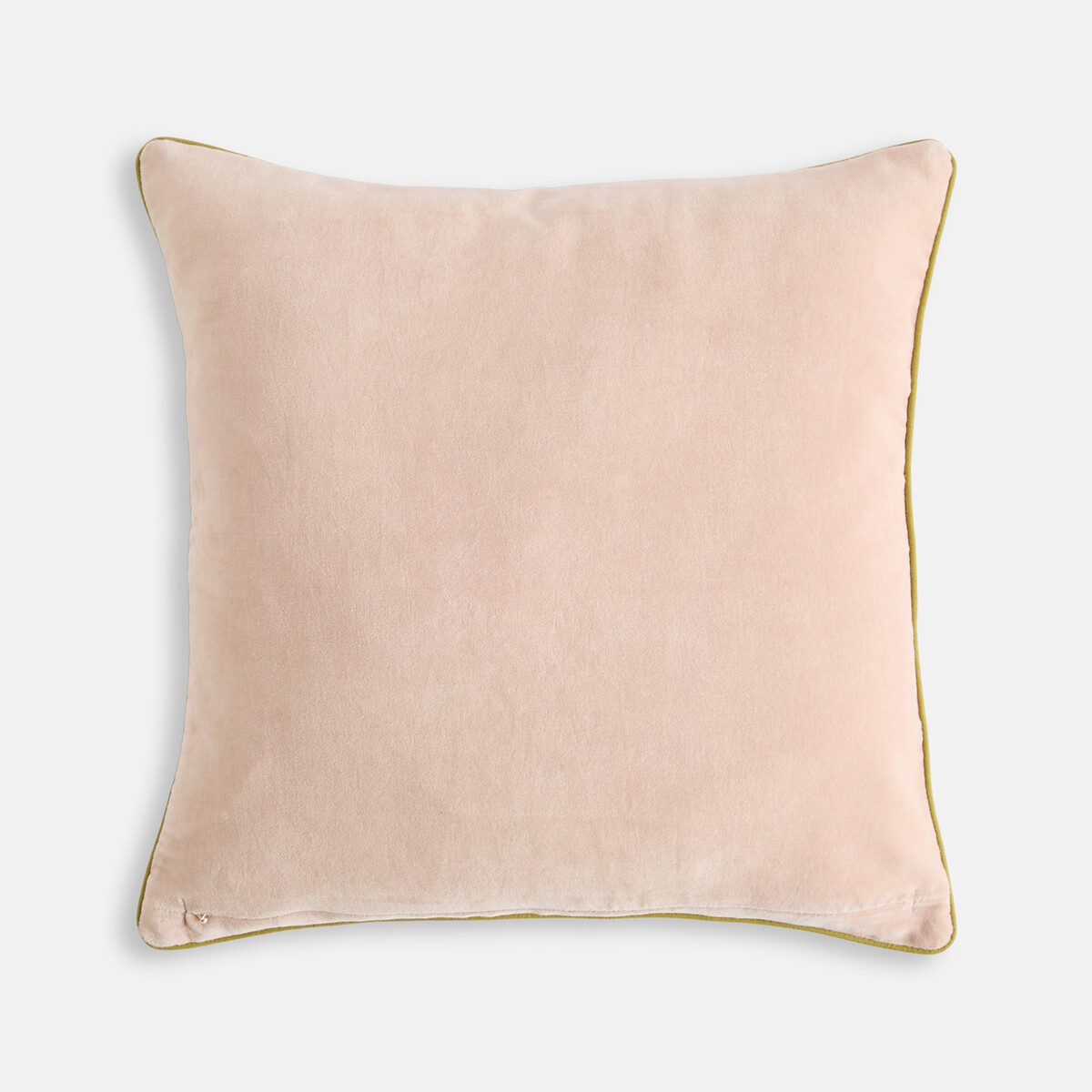 Housse de coussin, en coton imprimé block-print, SHANDIRA violet/rose, LA REDOUTE INTERIEURS