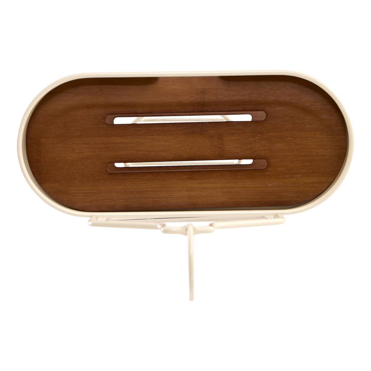 Serviteur de douche rectangulaire ARGILEO beige, 5FIVE SIMPLY SMART