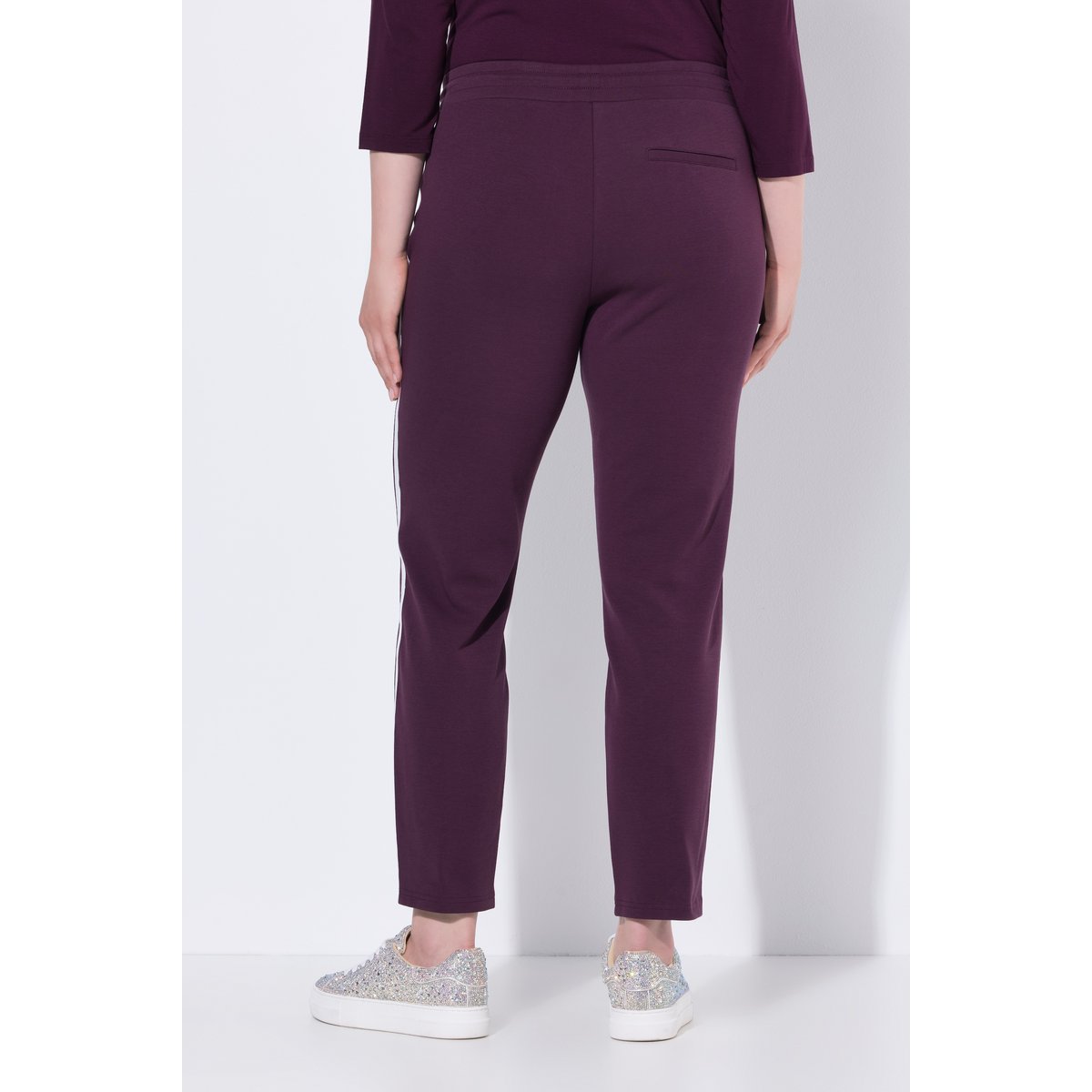 Pantalon point de Rome prune foncé, ULLA POPKEN