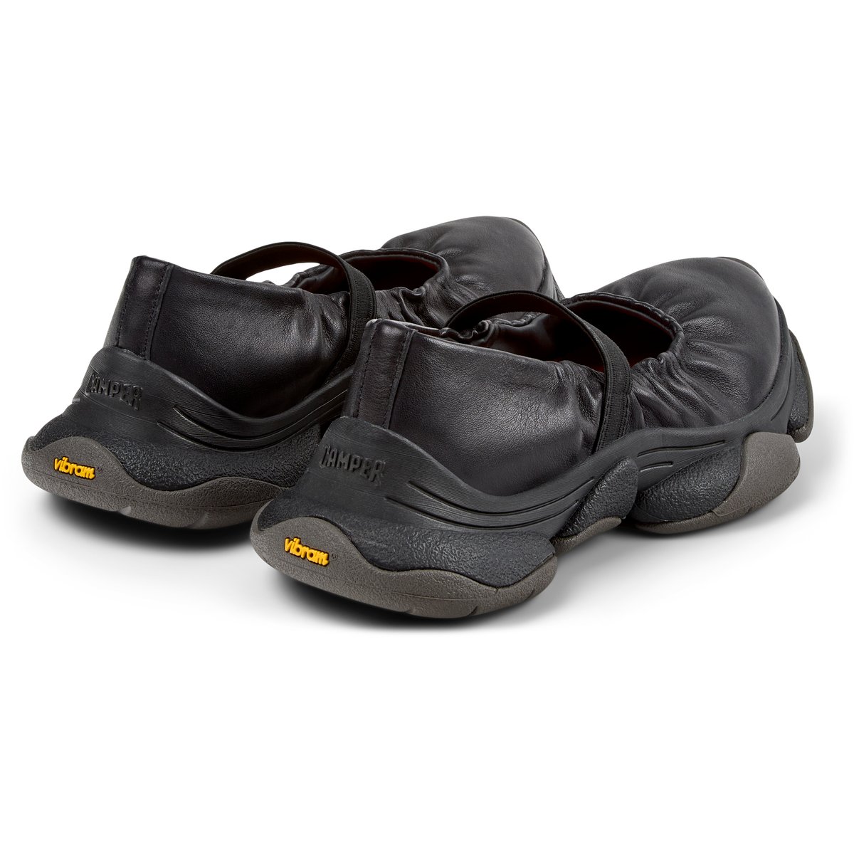 Ballerines Karst 2 Smooth Leather noir, CAMPER