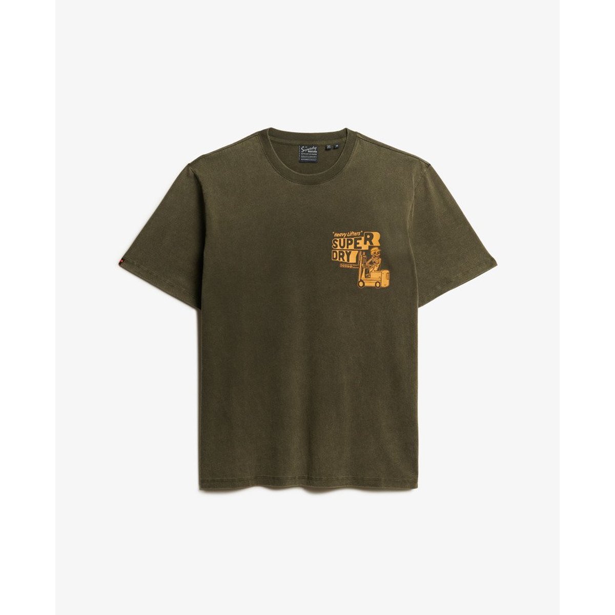 T-shirt ample Trade Tools vert olive surplus goods, SUPERDRY