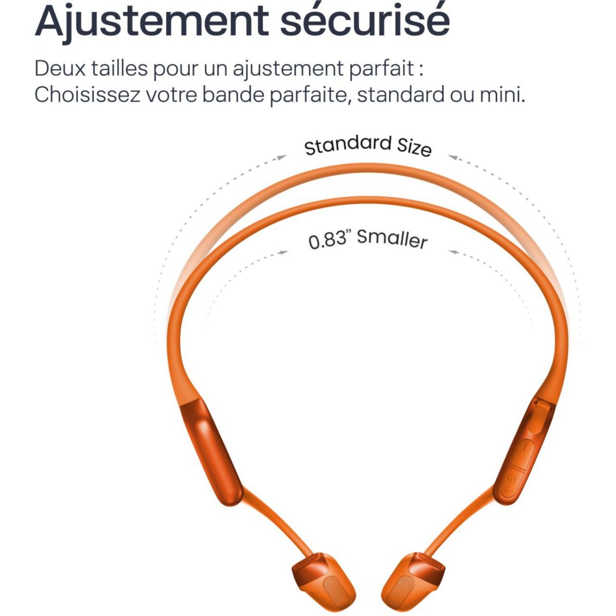 Casque OpenRun Pro 2 Mini Orange orange, SHOKZ