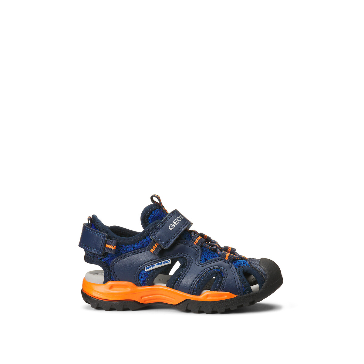Sandales imperméables Borealis bleu/orange, GEOX
