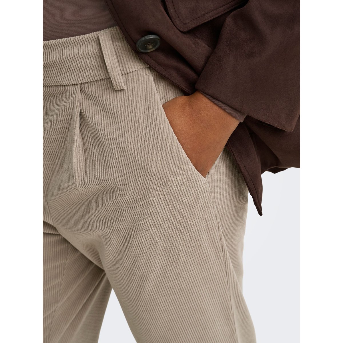 Pantalon marron - desert taupe 1, ONLY