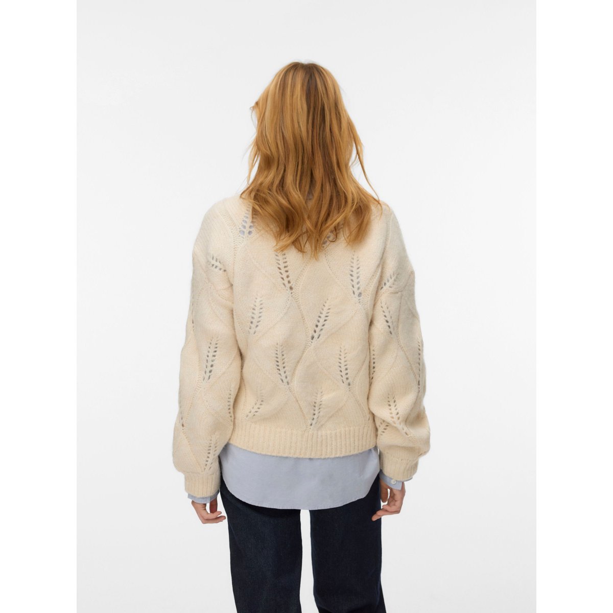 Pull En Maille birch, VERO MODA