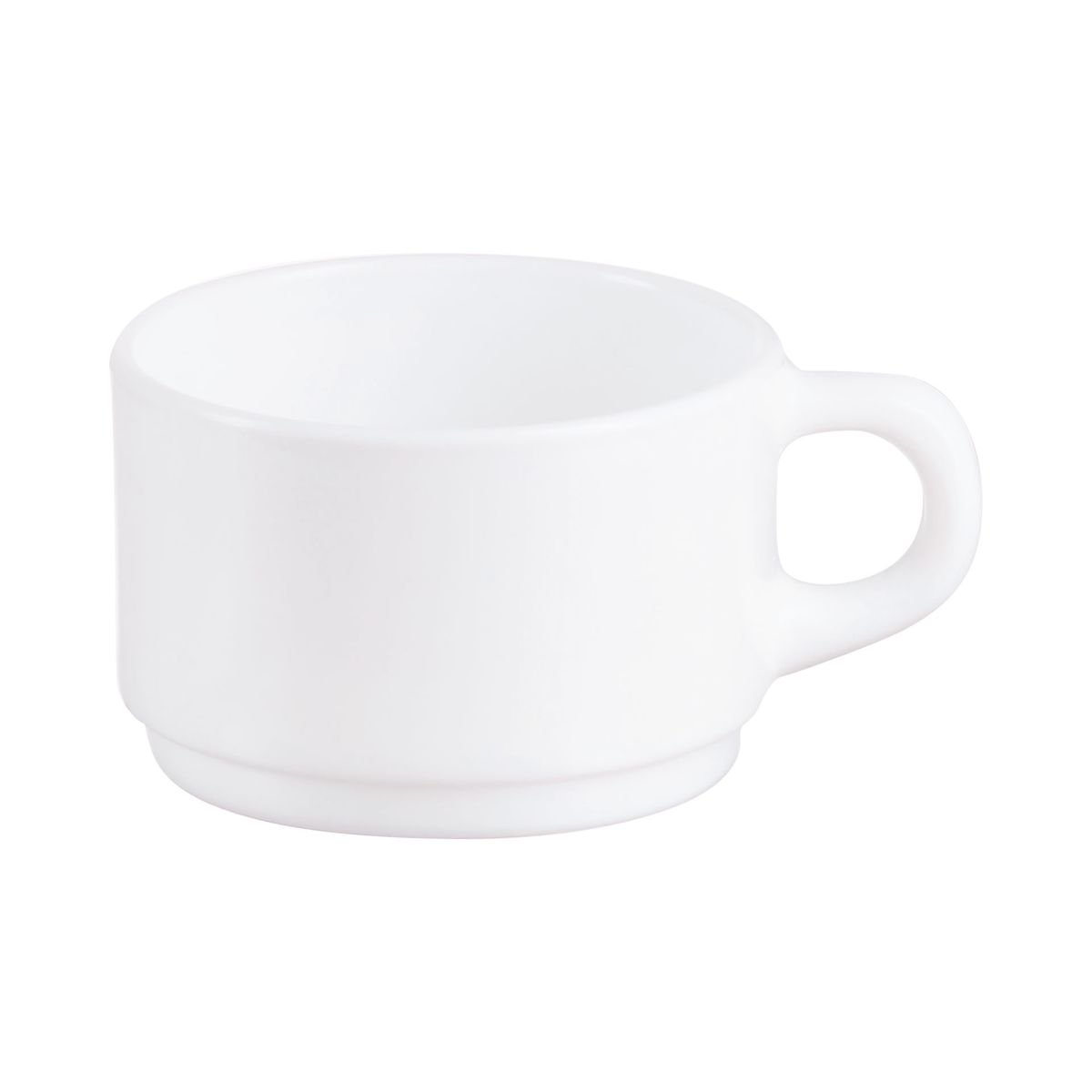 Tasse en verre blanche 14 cl -EMPILABLE blanc, LUMINARC