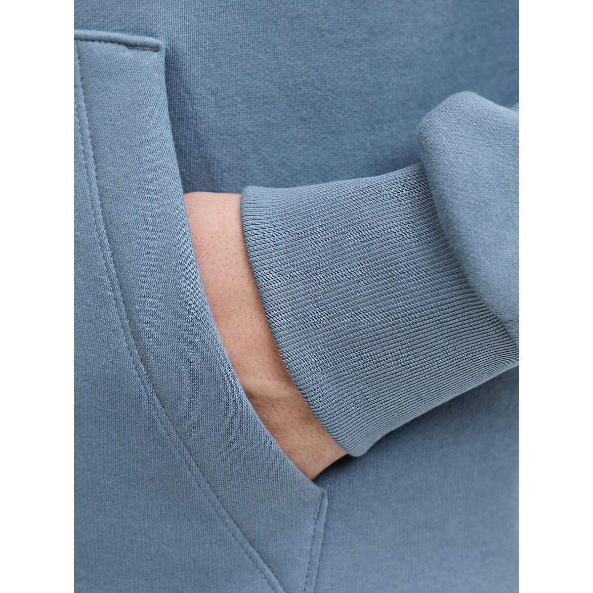Sweat à capuche bleu, JACK & JONES