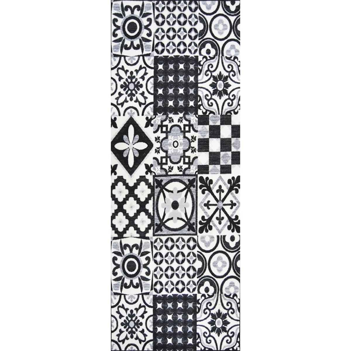Tapis salon et chambre tissé UTOPIA noir, UN AMOUR DE TAPIS