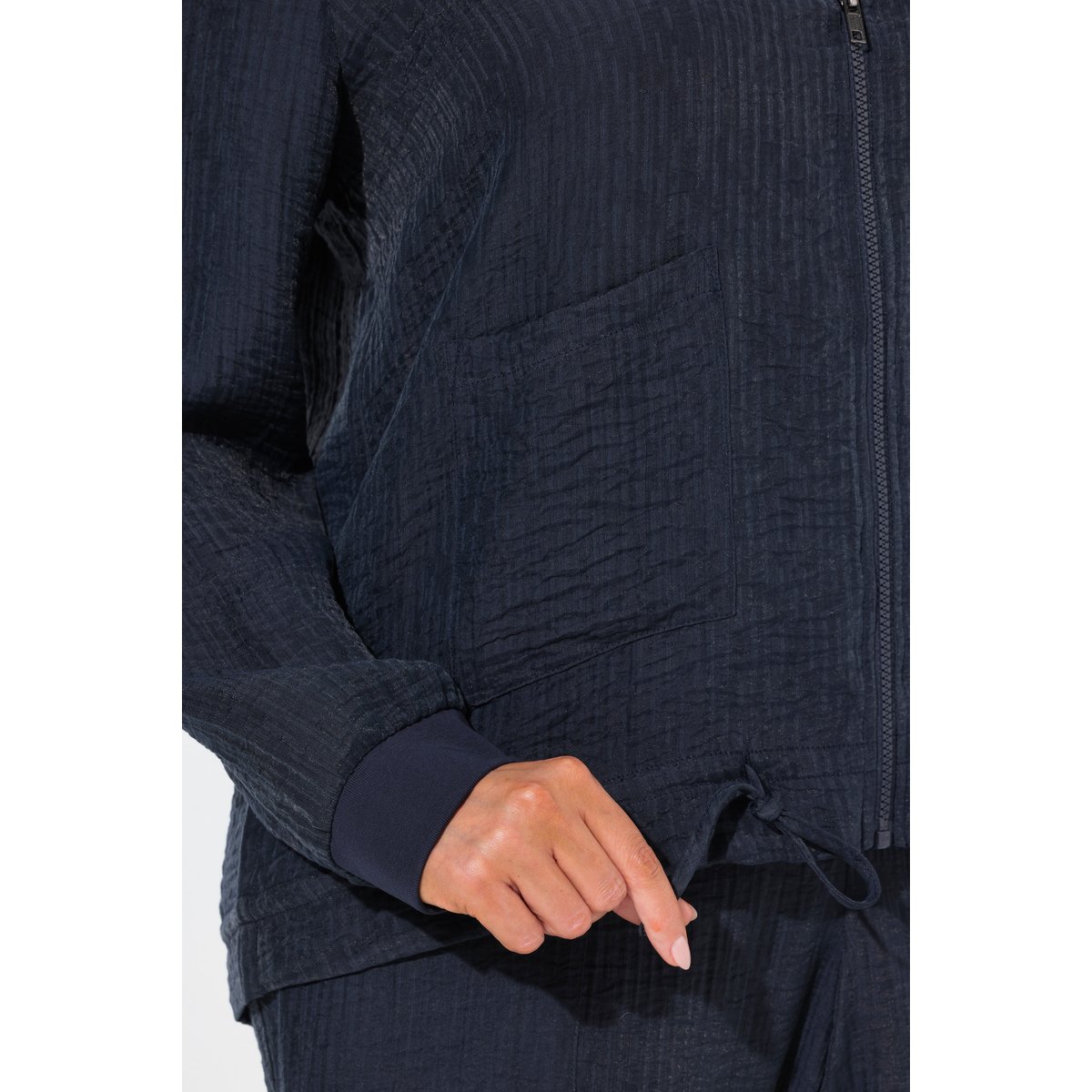 Blouson en Lyocell mélangé. Encolure style marine, ULLA POPKEN