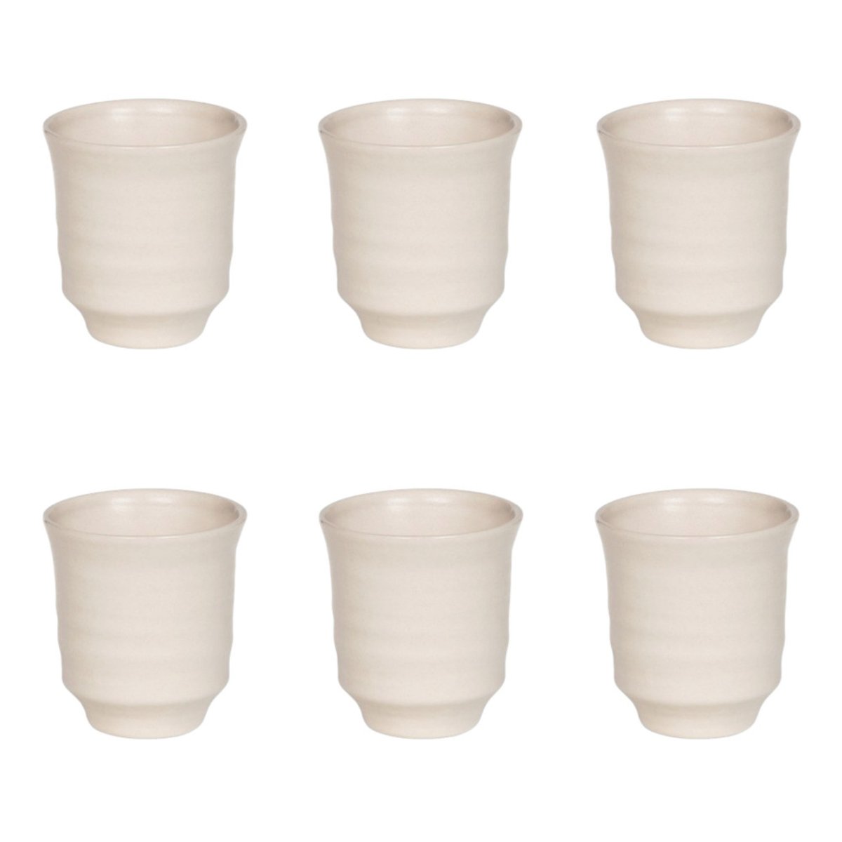 Gobelet 12,5 cl (lot de 6) - CHADO blanc, TABLE PASSION