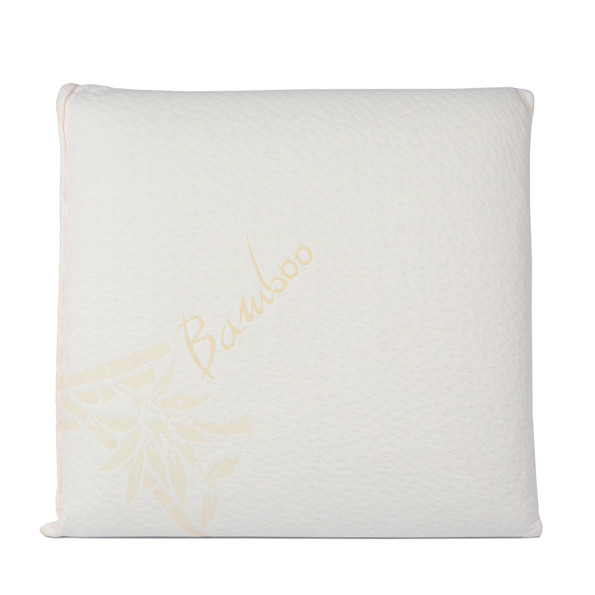 Oreiller ergonomique Bamboo - Mémoire de forme - Soulage les cervicales - Housse bambou anti-acariens - 13 cm d'épaisseur blanc, BELLECOUR