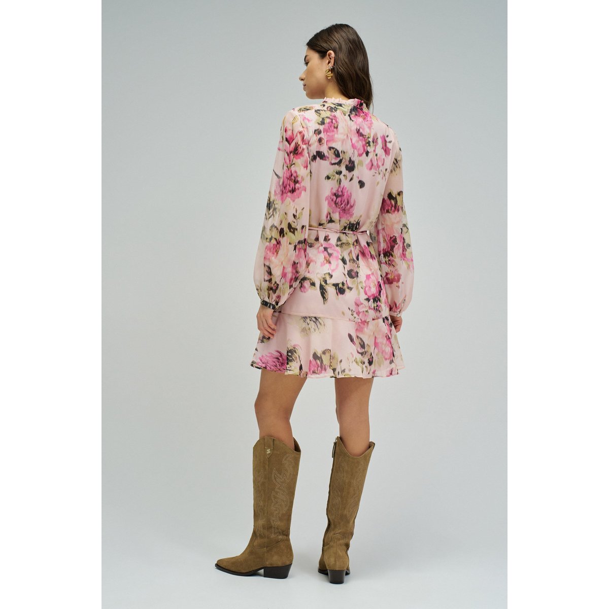 ROBE À MOTIF FLORAL rose, SALSA JEANS