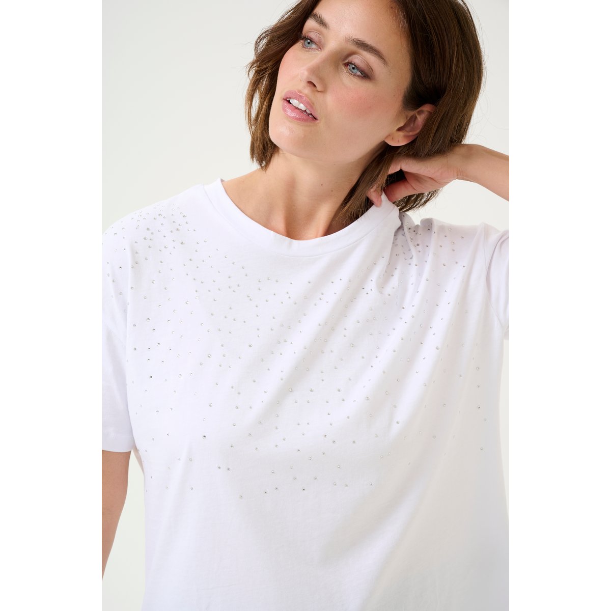 T-shirt blanc optical white, KAFFE