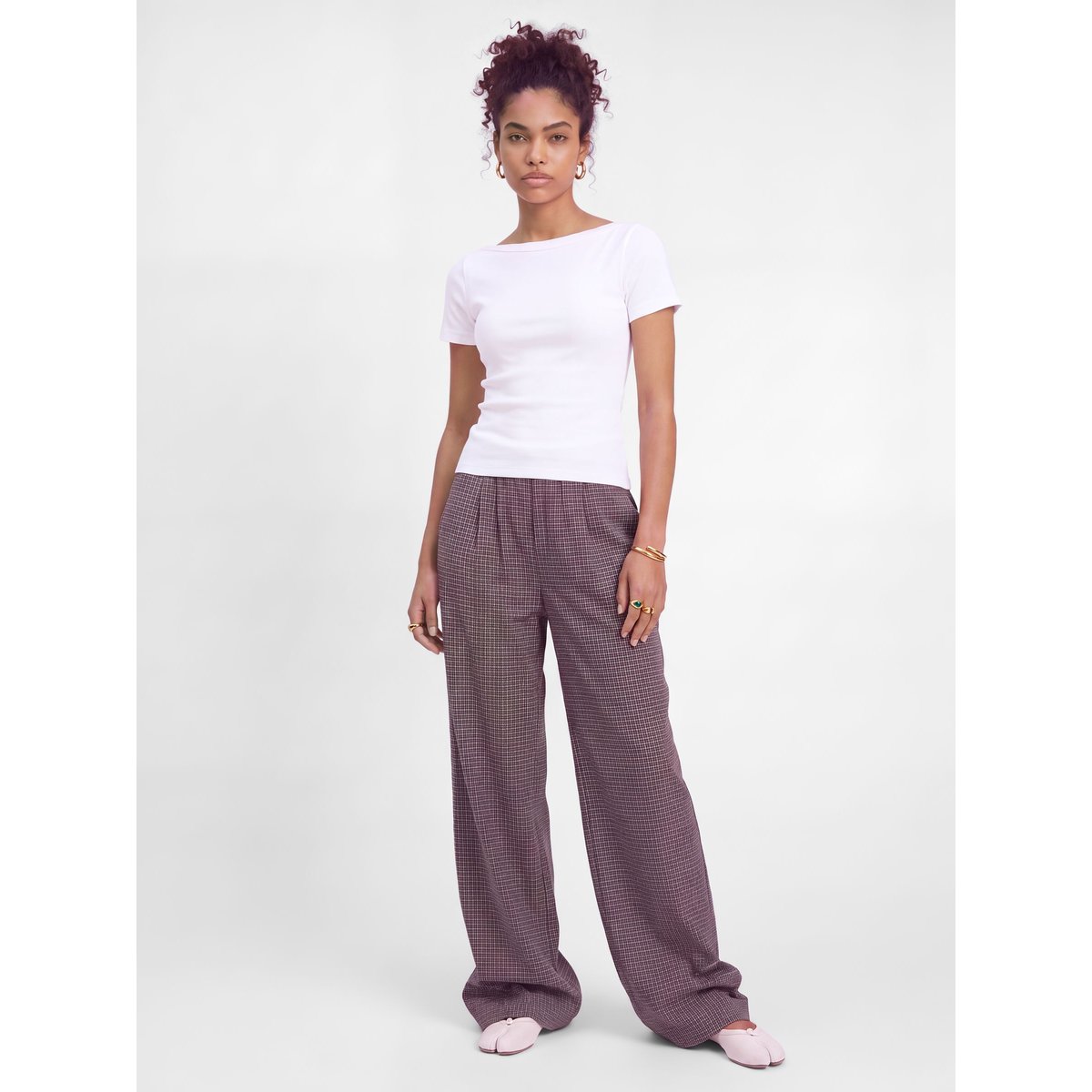 Pantalon À Jambe Large huckleberry 1, JJXX