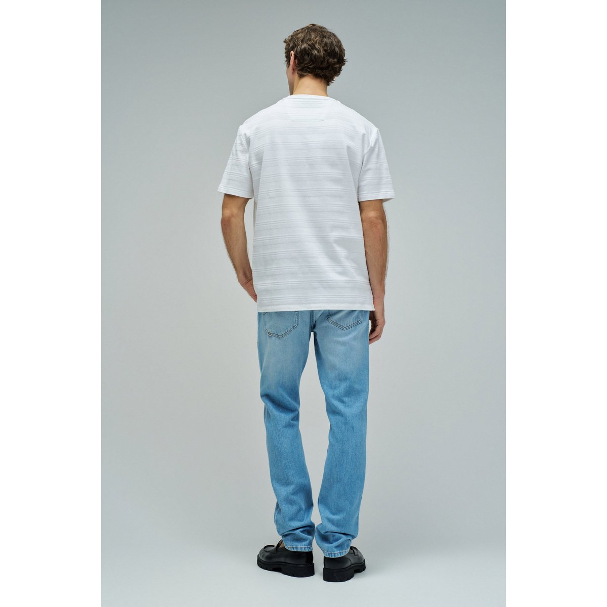 T-SHIRT TEXTURÉ blanc, SALSA JEANS