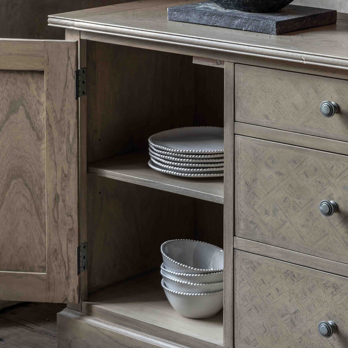 Mirasol Parquet Mindi Wood Sideboard light wood, ÉDITÉ