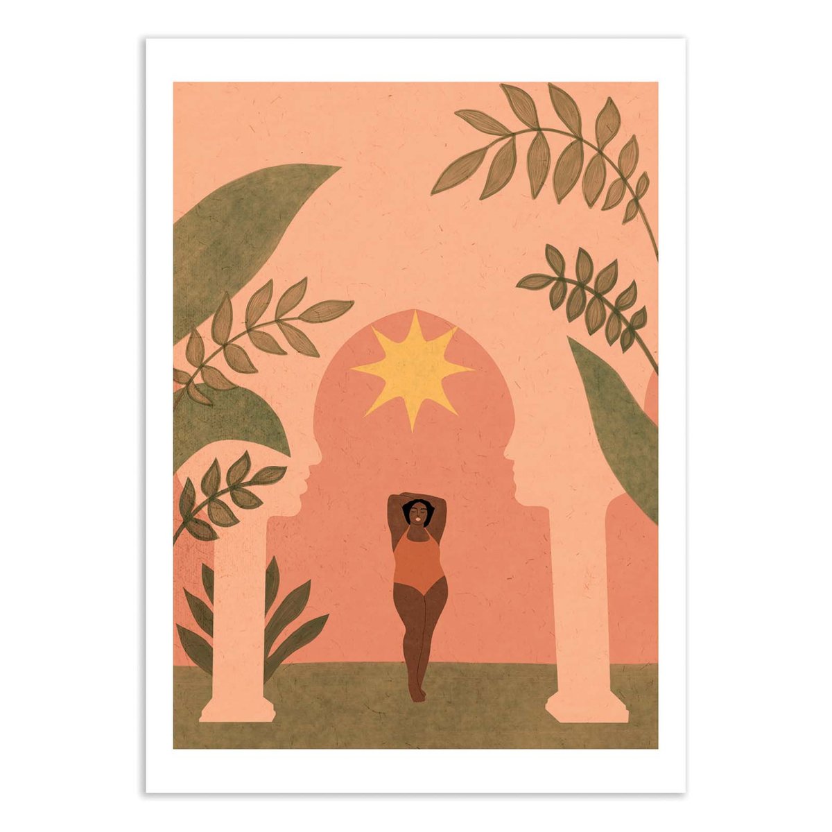 Affiche d'art - Rêve botanique - Lemon Fee couleur unique, WALL EDITIONS