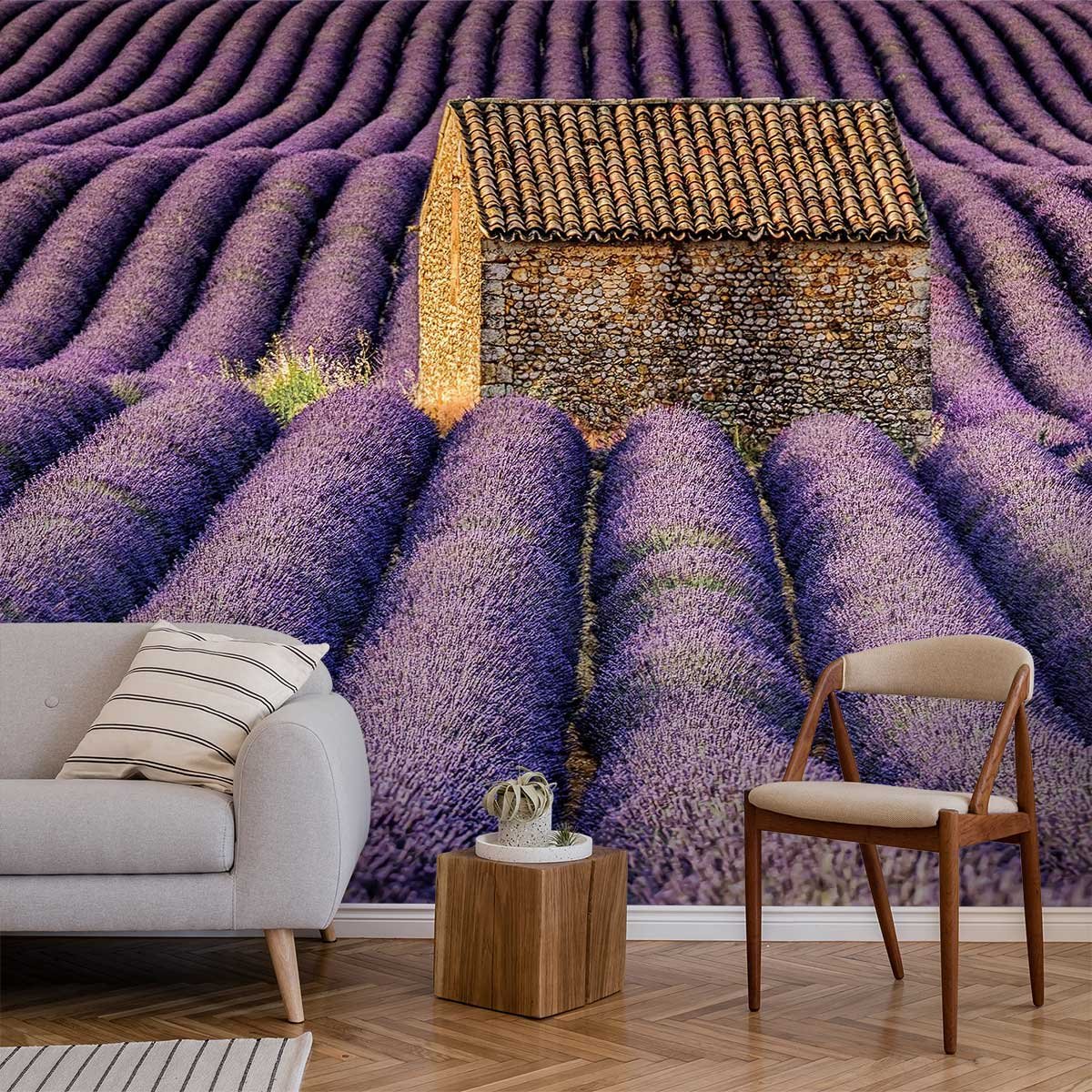 Papier peint la cabane intissé, HEXOA