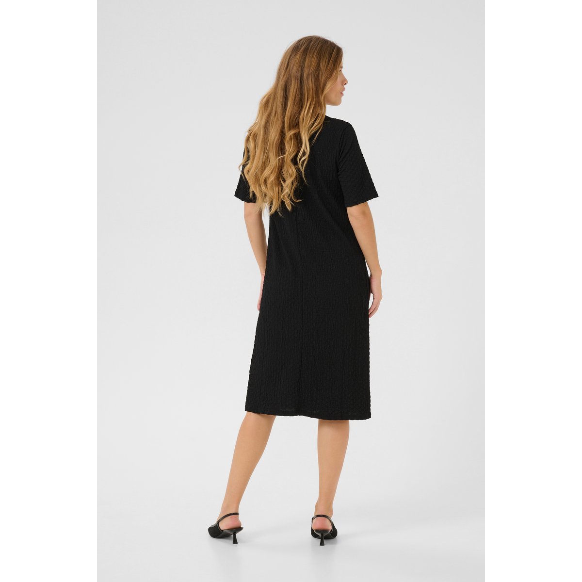 KAFFE Robe KAditte noir black deep cc., KAFFE