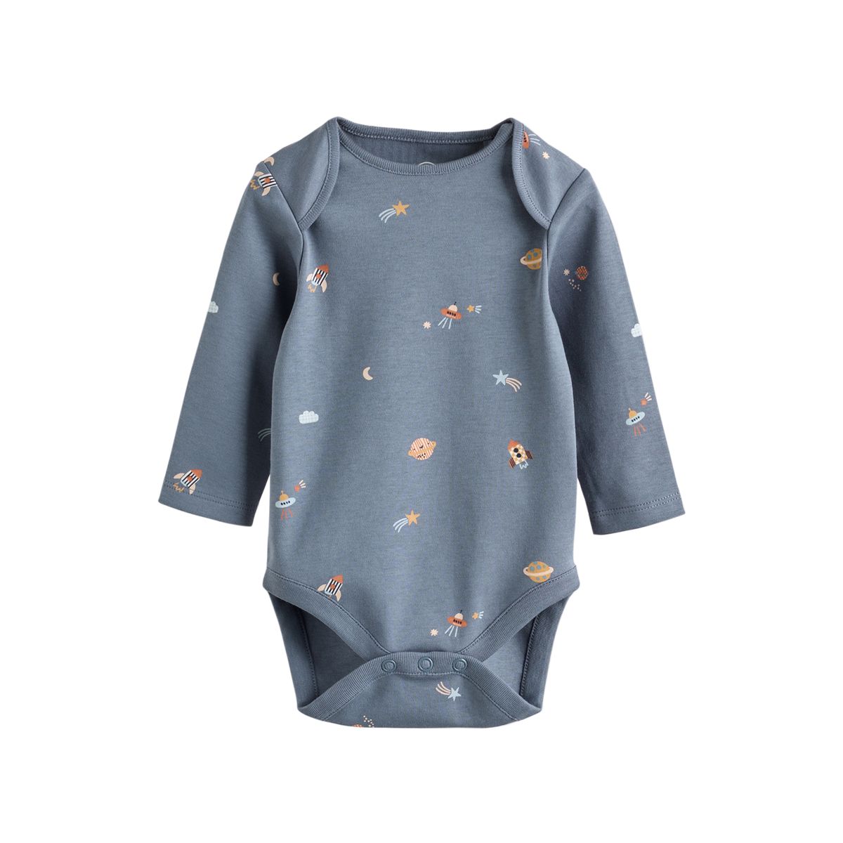Body à manches longues bébé, lot de 7 caractère bleu, NEXT