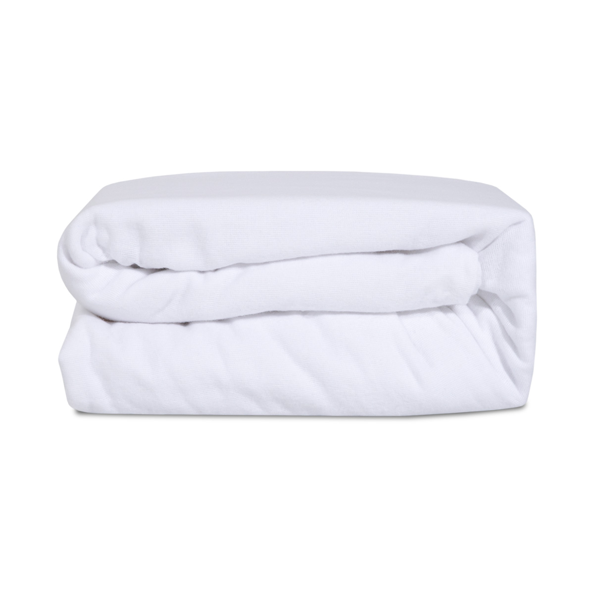 Protège-matelas en forme de drap housse blanc, OLYMPE LITERIE
