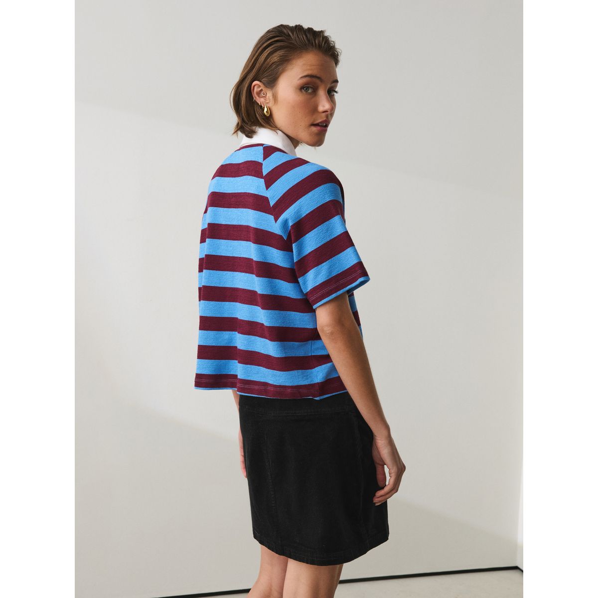 Jupe mini cordon noir, NEXT