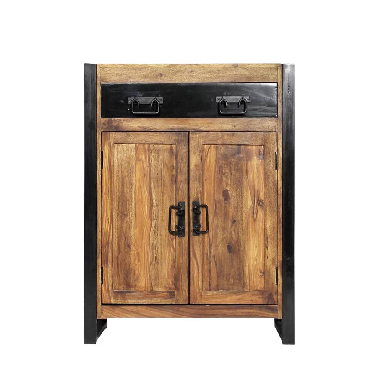 Buffet en bois d'acacia et métal HAVANA bois foncé, MADE IN MEUBLES