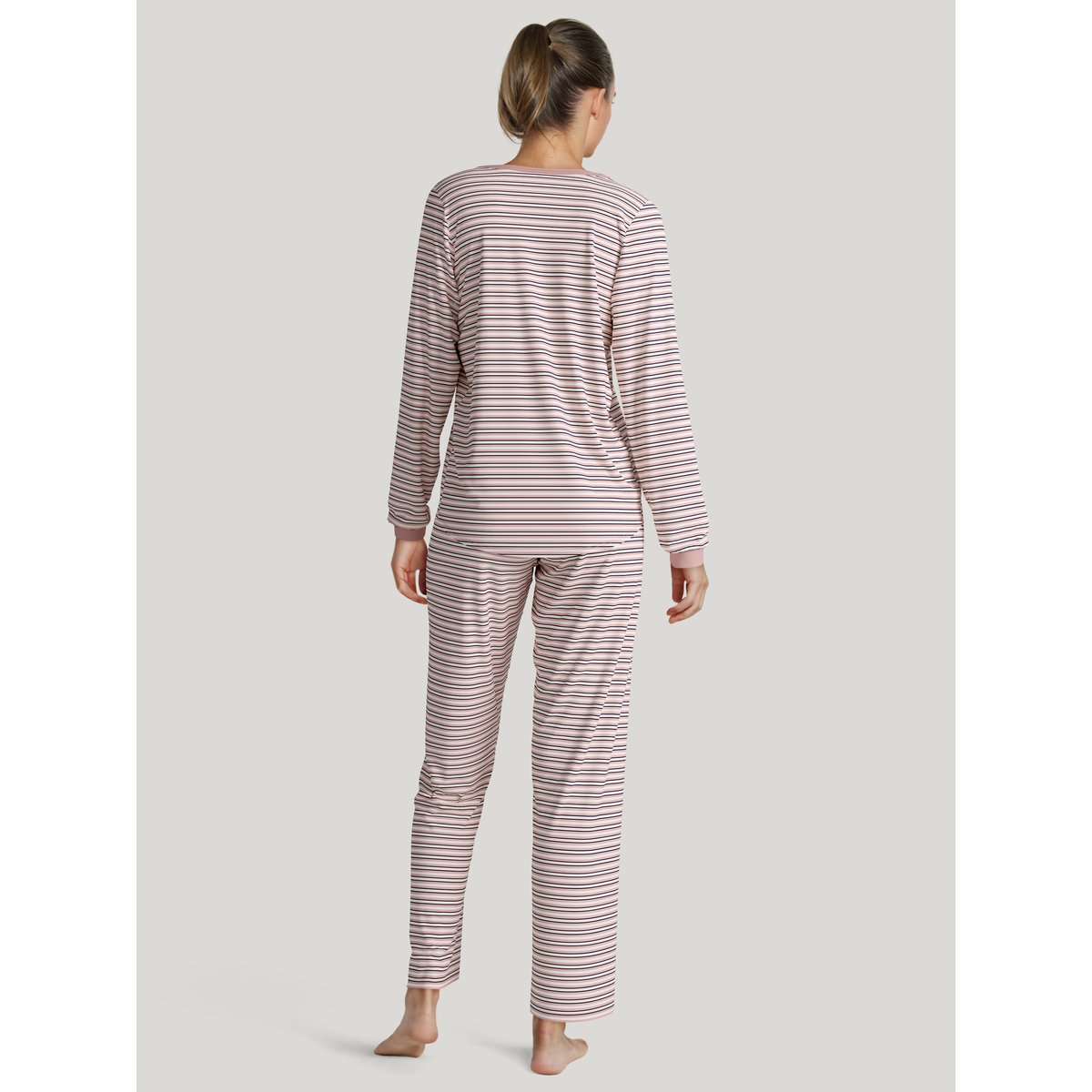 Pyjama manches longues Coton NIGHTWEAR XTRA rose bud, CALIDA